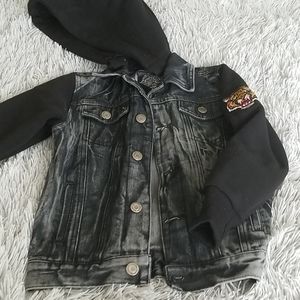 Hooded Jean Jacket